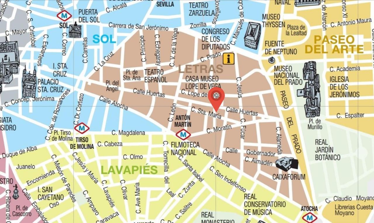 Habitacion Privada En El Centro De Μαδρίτη Εξωτερικό φωτογραφία